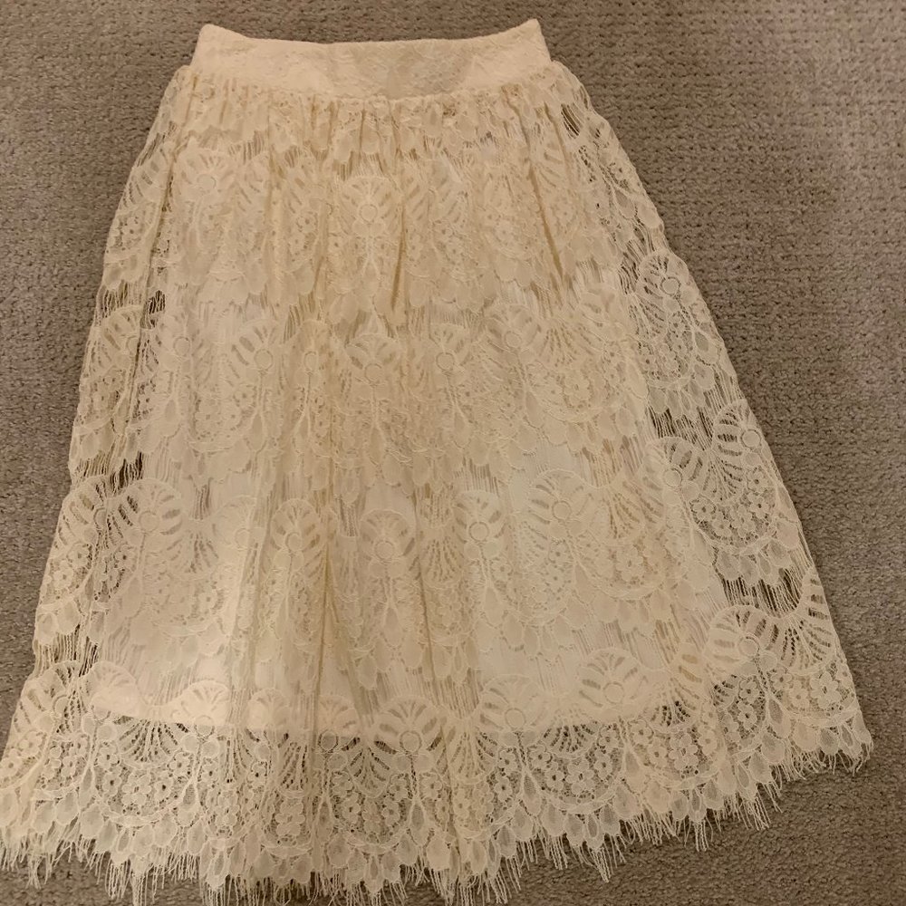 Forever 21 Laced Long Skirt
